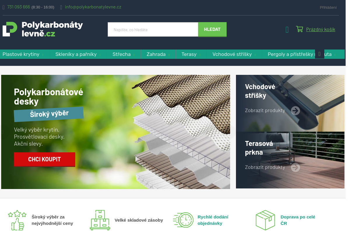 POLYKARBONÁTY LEVNĚ