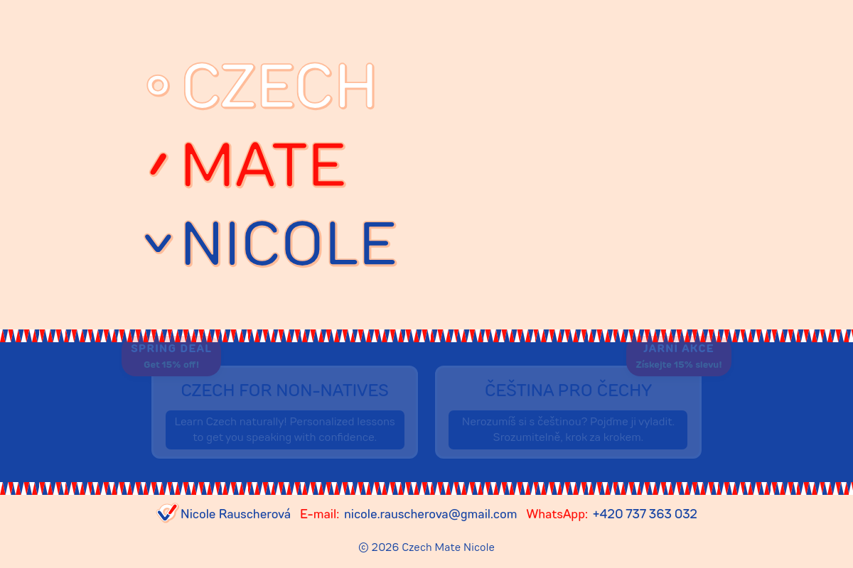 Czech Mate Nicole