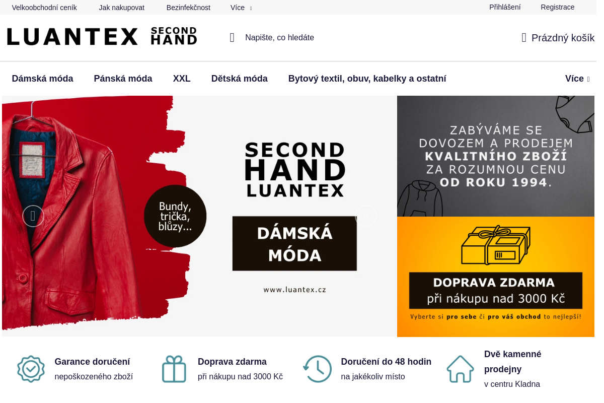 Velkoobchod Second Hand - Luantex