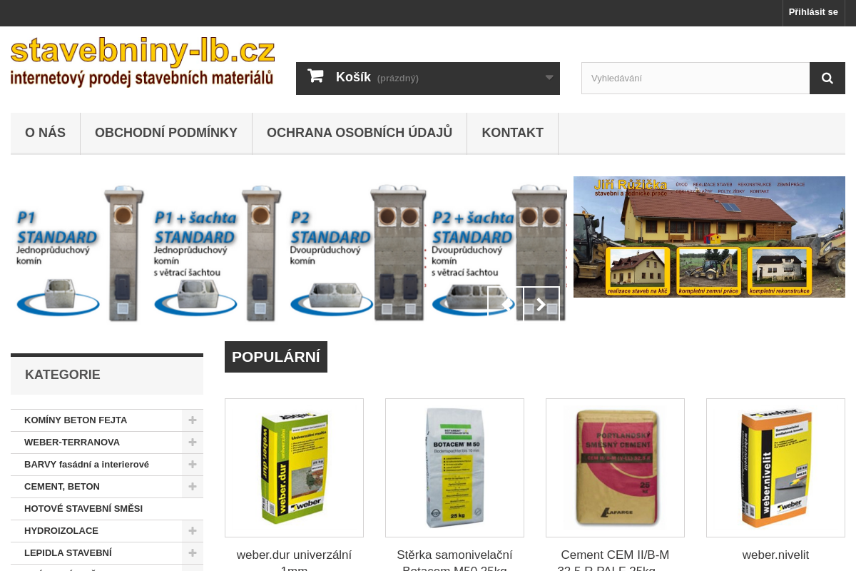 Stavebniny-lb.cz