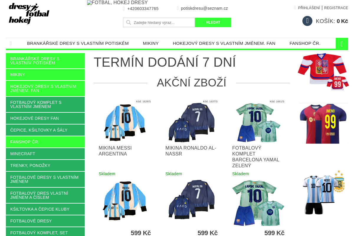 dresy-fotbal-hokej.cz foto 1
