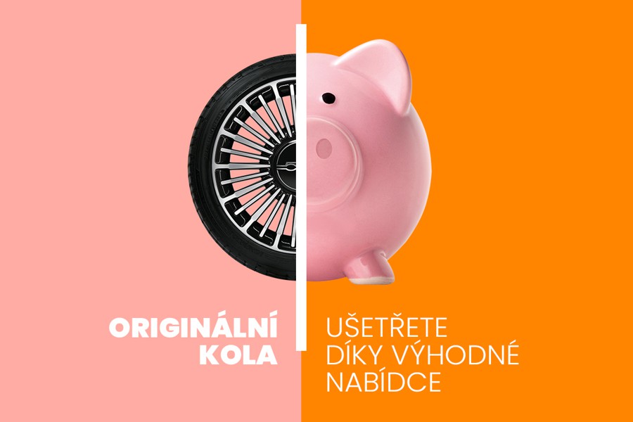 Originální kola Fiat se slevou 30%.