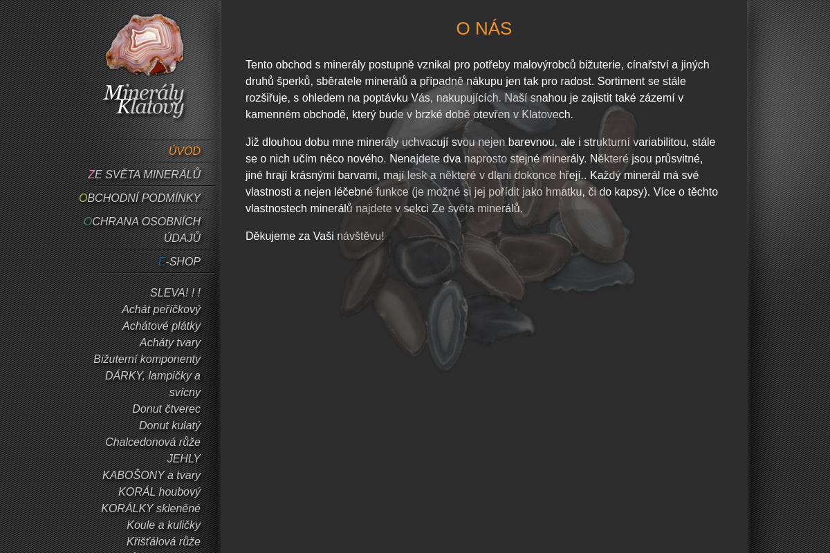Mineralyklatovy.cz