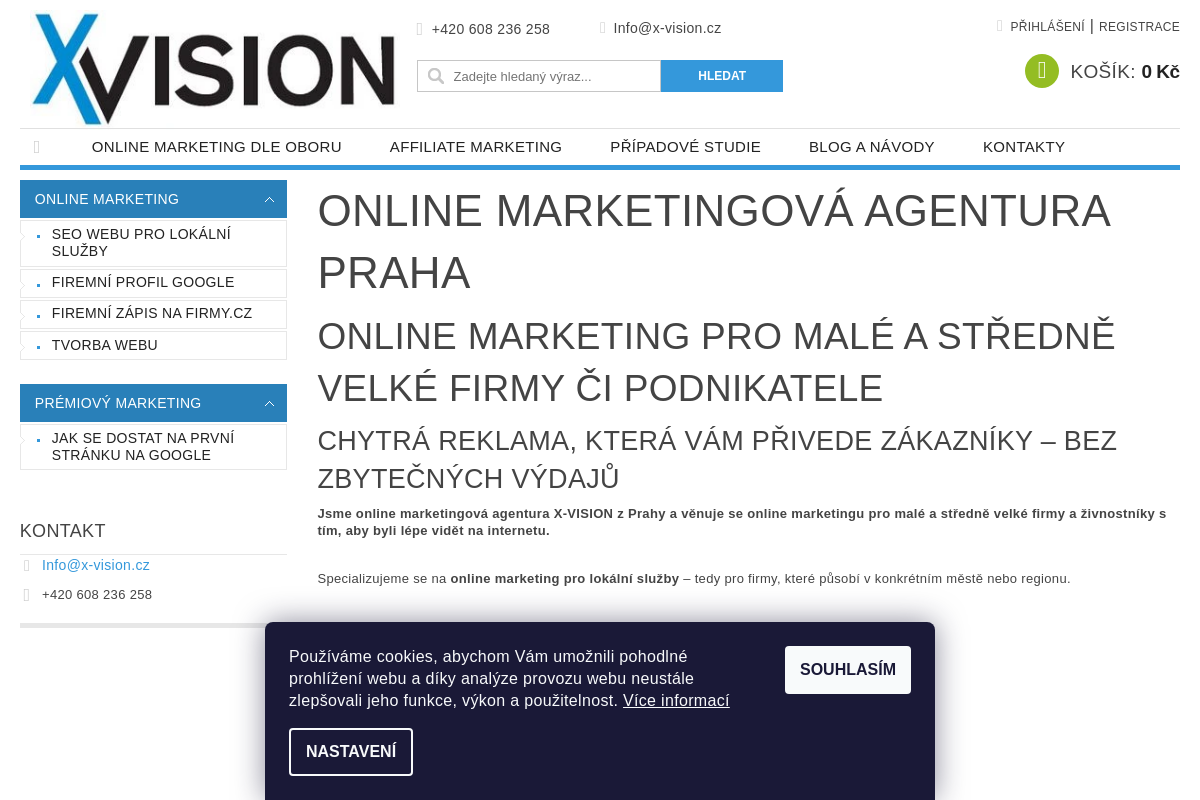 X-VISION - Online marketingová agentura, SEO