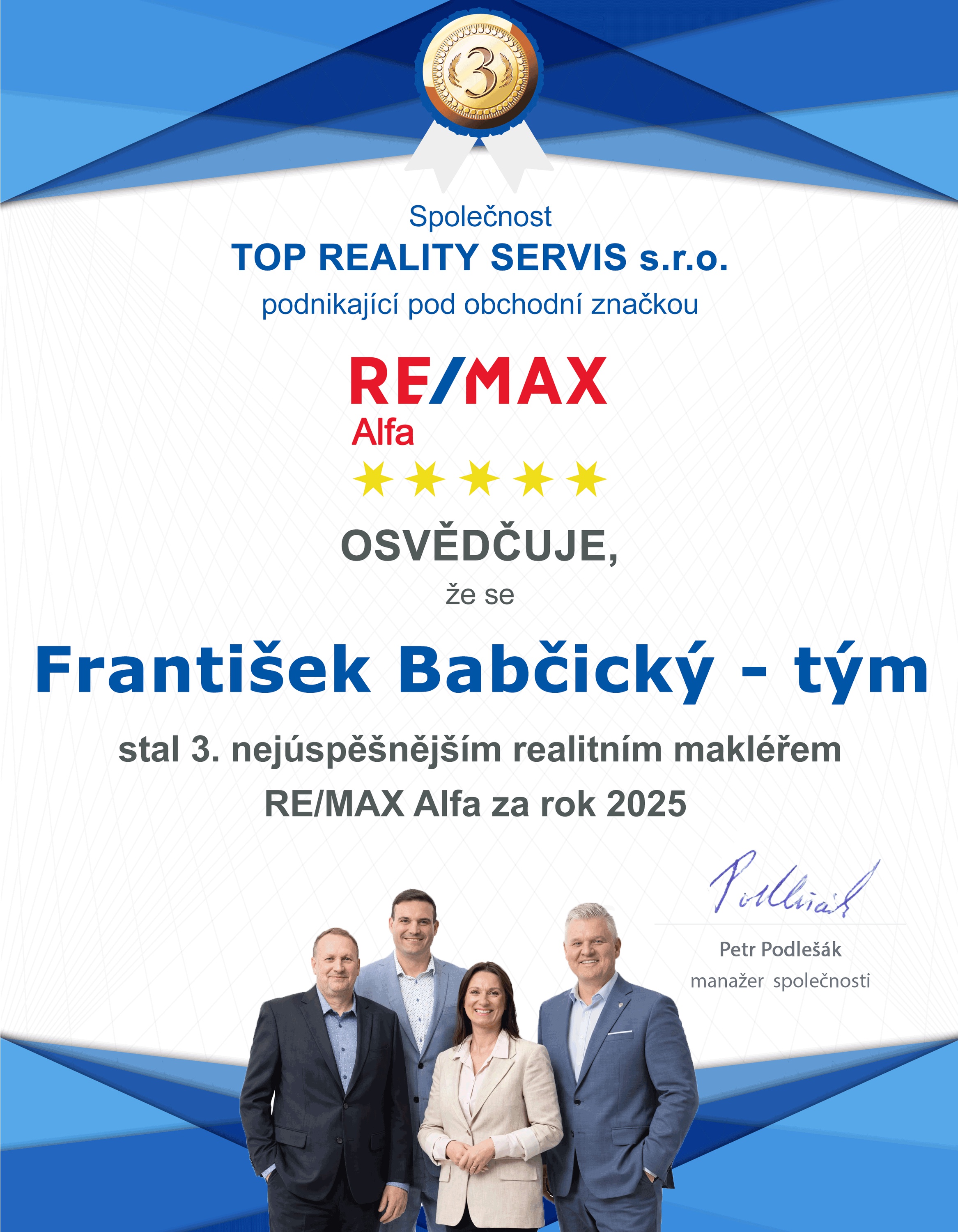František Babčický, realitní makléř REMAX ALFA foto 6