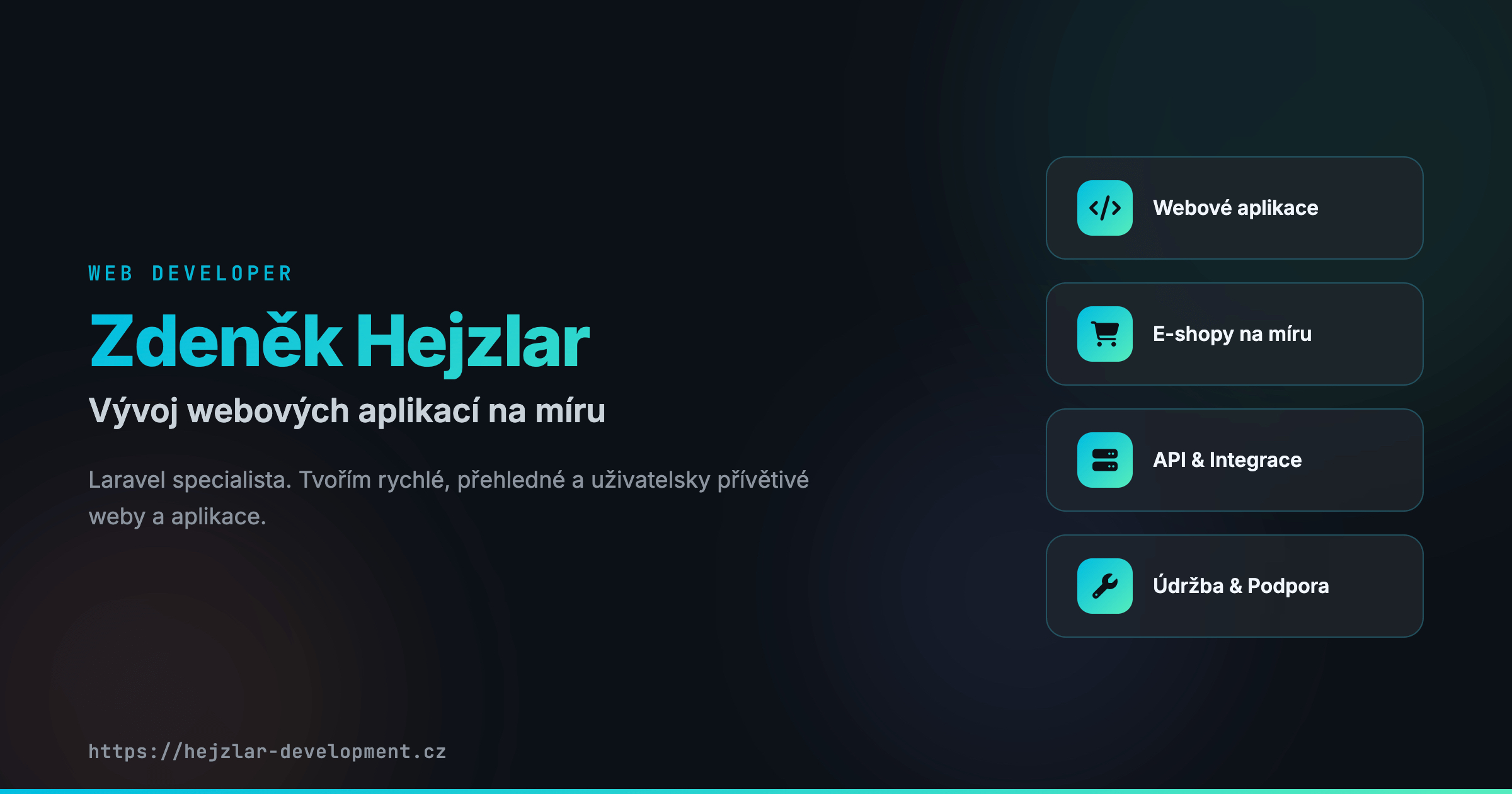 Web developer Zdeněk Hejzlar foto 2