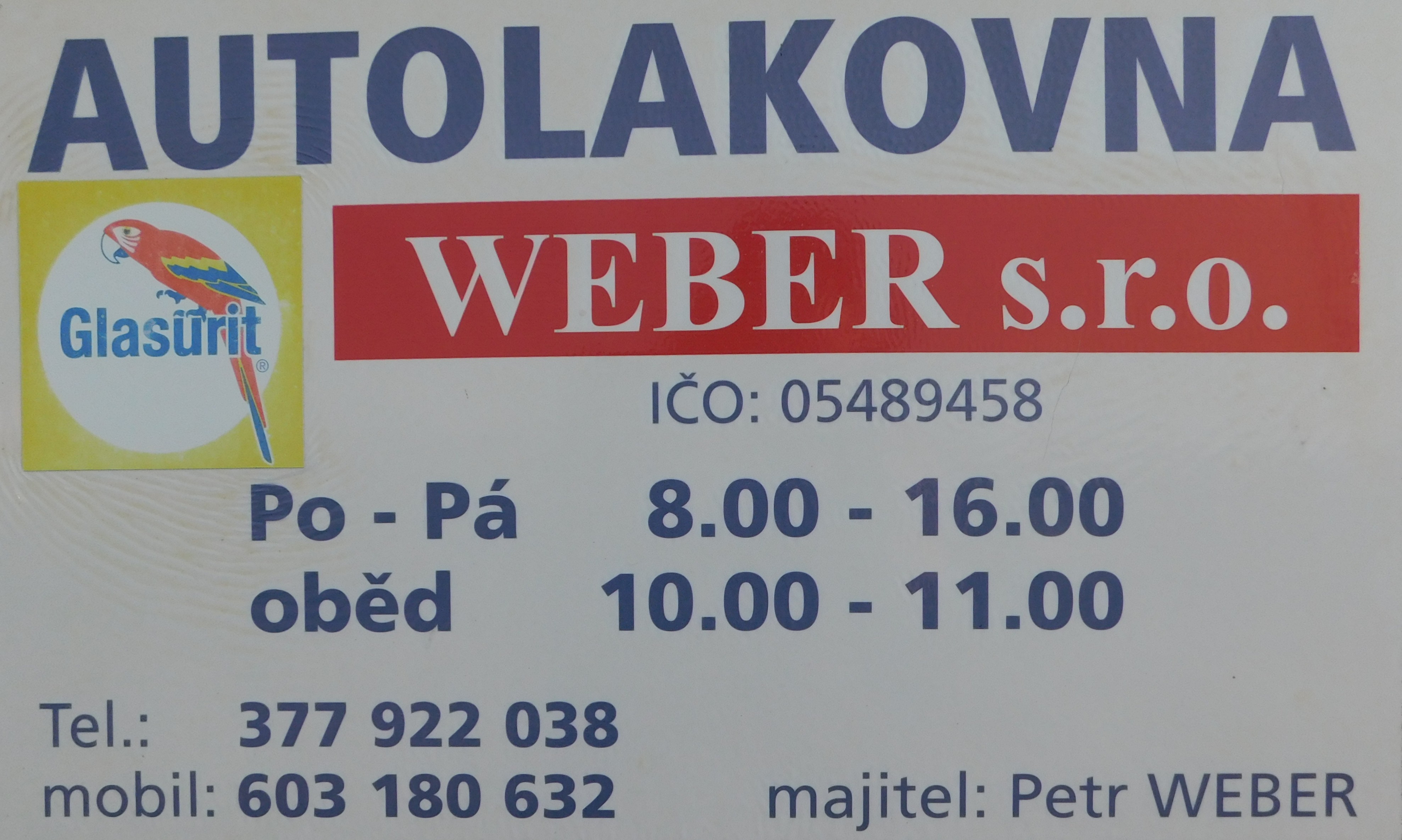 AUTOLAKOVNA WEBER s. r. o. foto 2