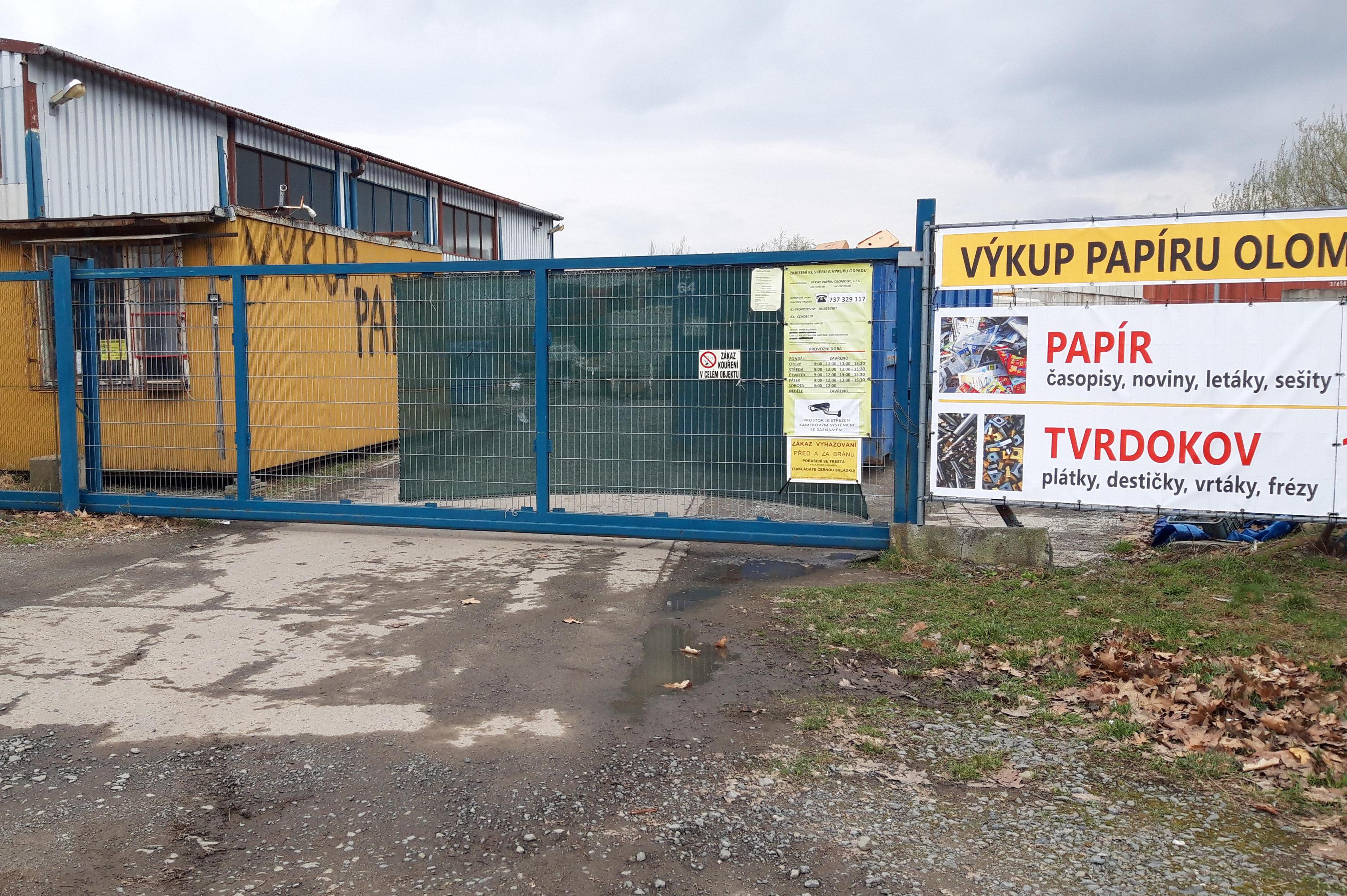 VÝKUP PAPÍRU OLOMOUC, s.r.o.