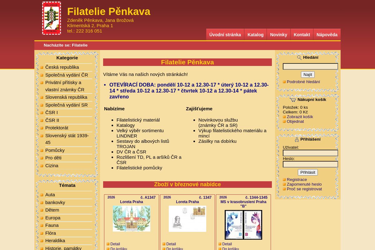 Filateliepenkava.cz