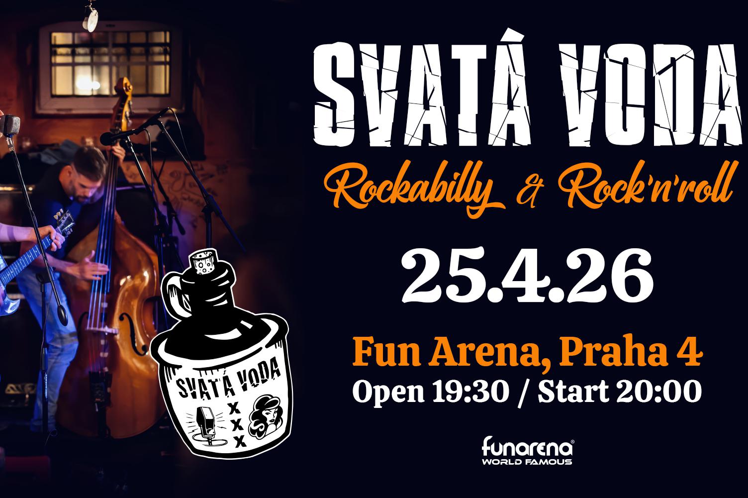 rock'n'roll koncert holandského dua svatá voda