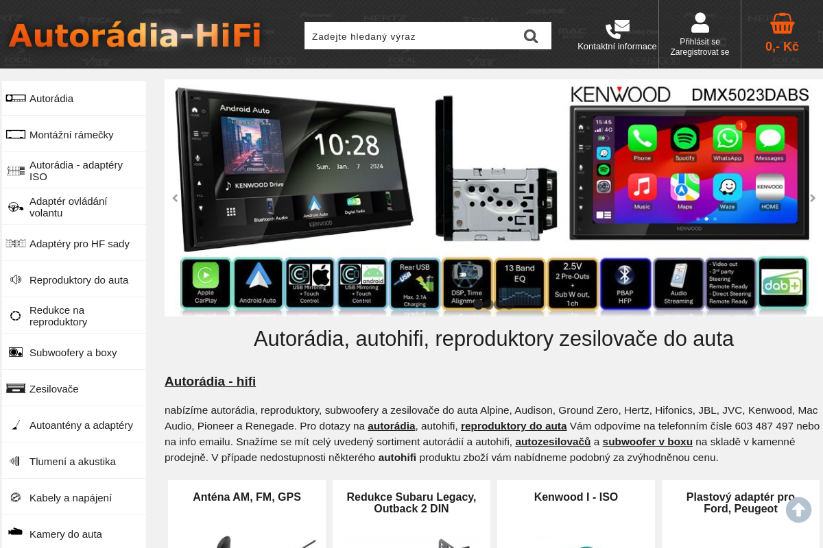 AUTORÁDIA - HIFI.cz