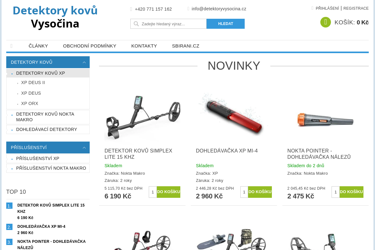 Detektoryvysocina.cz