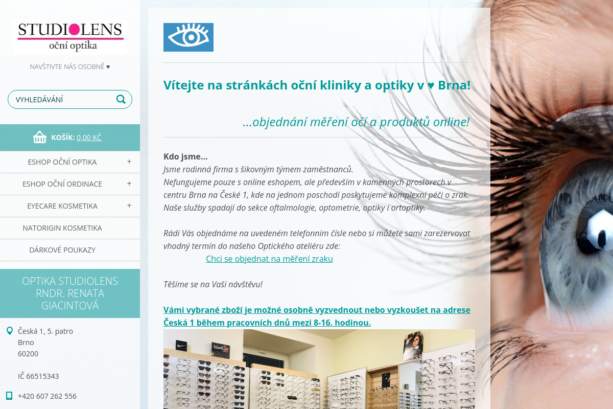 Studi Lens - Oční optika