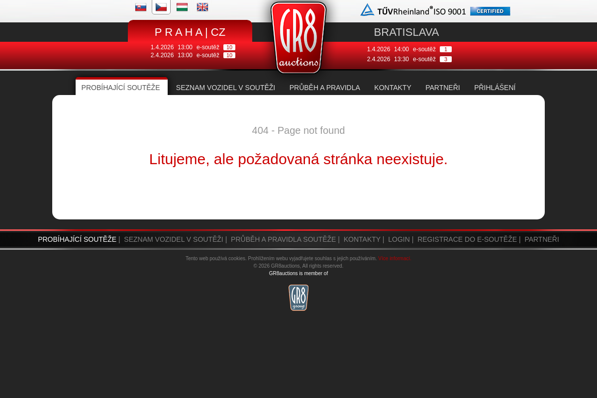 GR8 auctions s.r.o. - aukce
