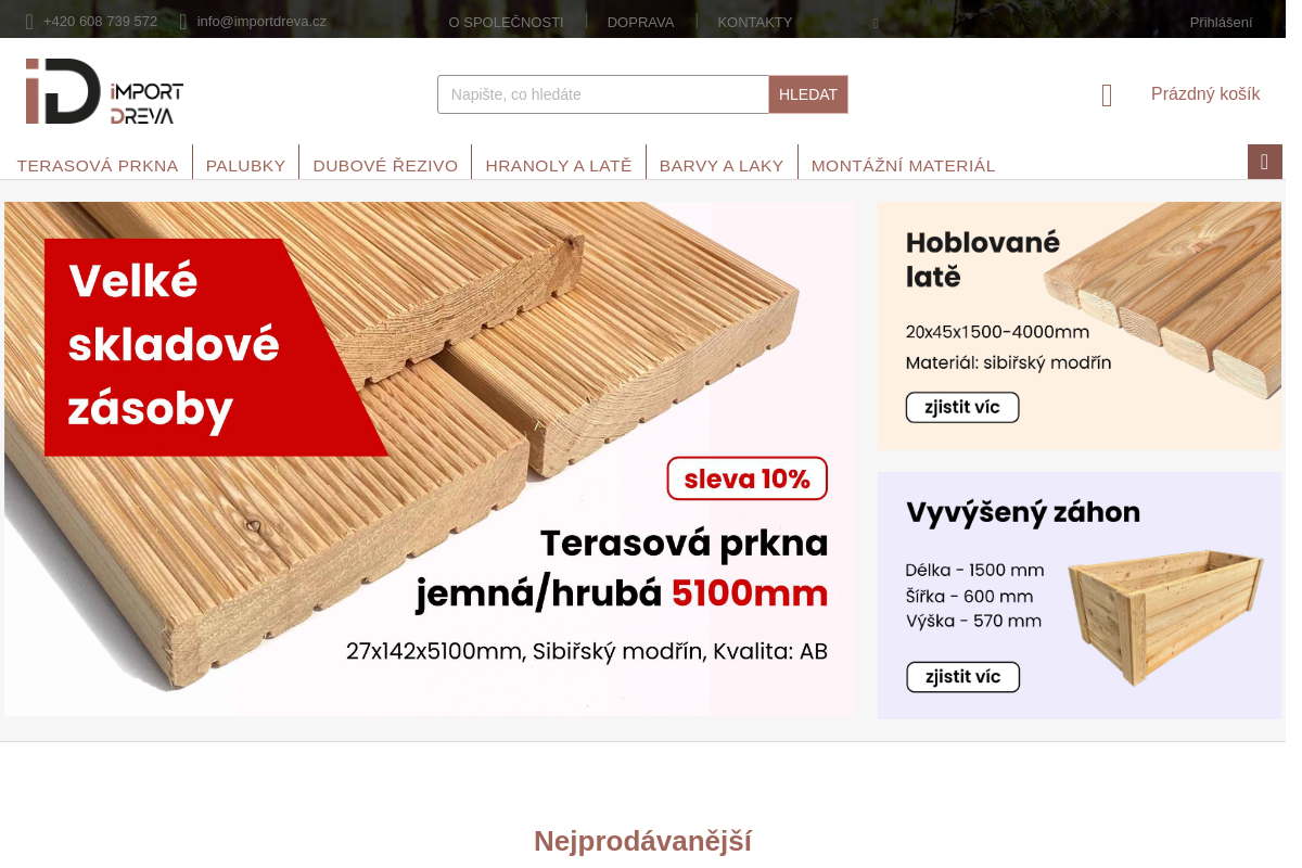 Importdreva.cz