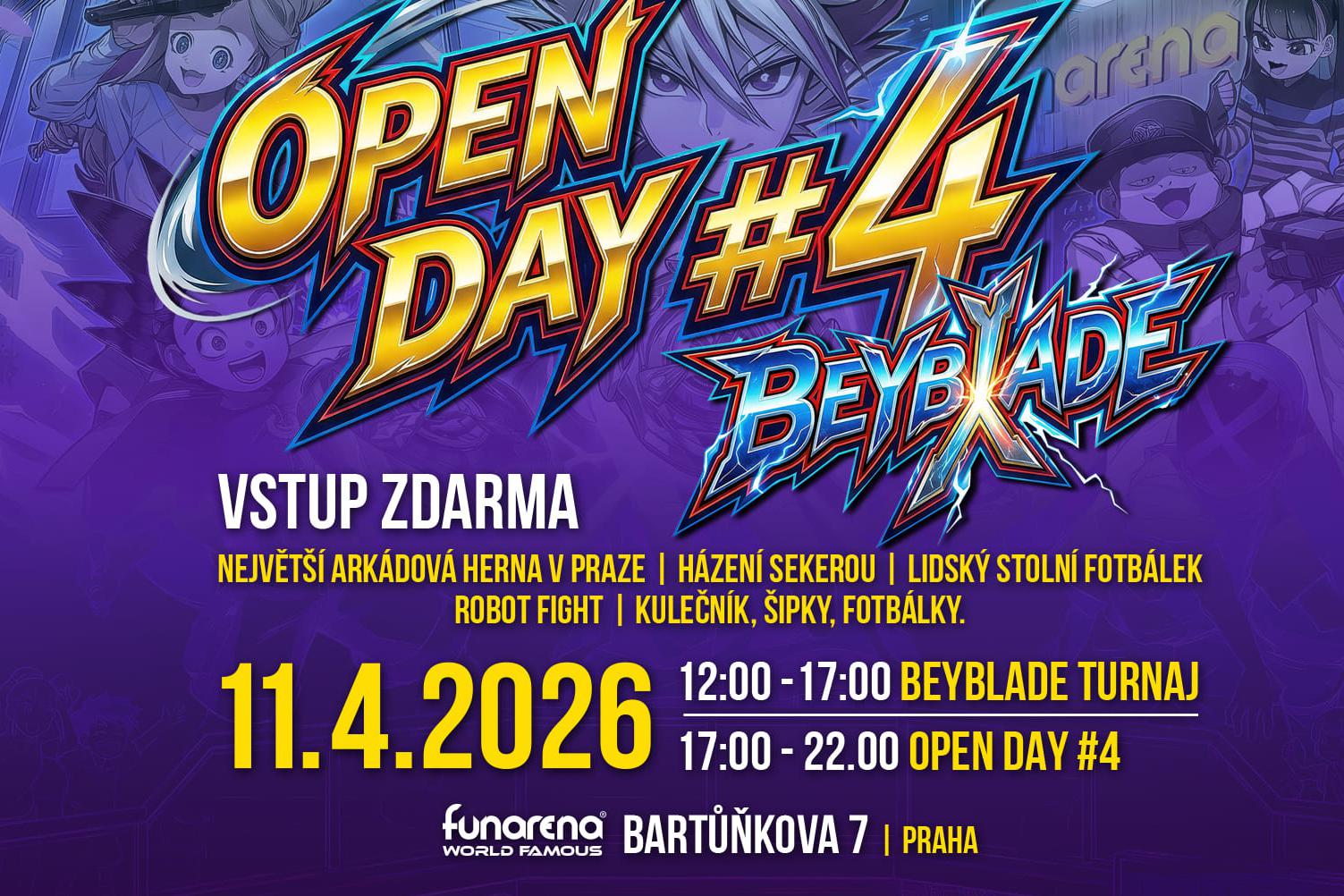 Fun Arena Open Day #4 Beyblade a deskovky!