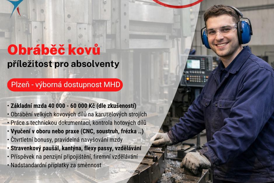 Obráběč kovů | možnost pro absolventy