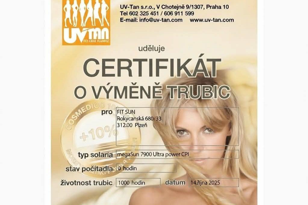 Solárium  Plzeń Doubravka