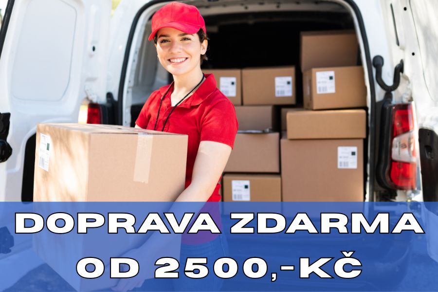 Doprava zdarma od 2 500 Kč