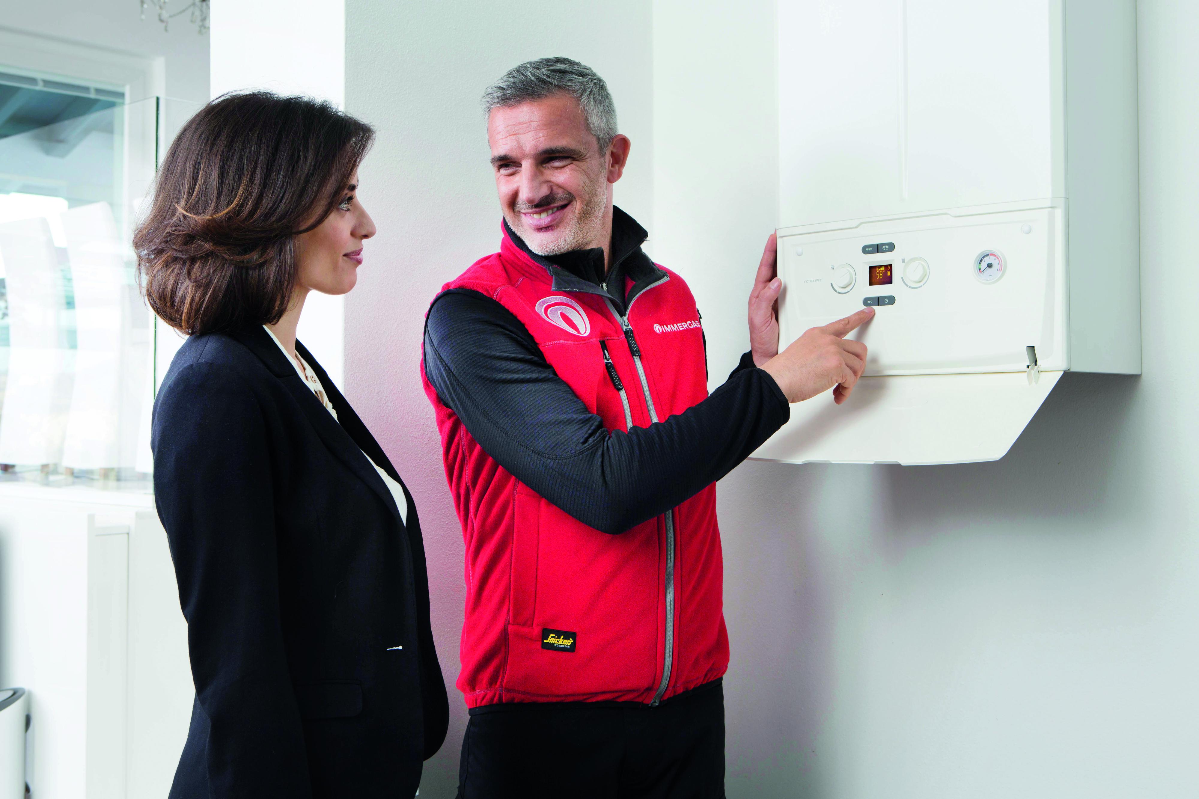 Servisní prohlídka plynového kotle