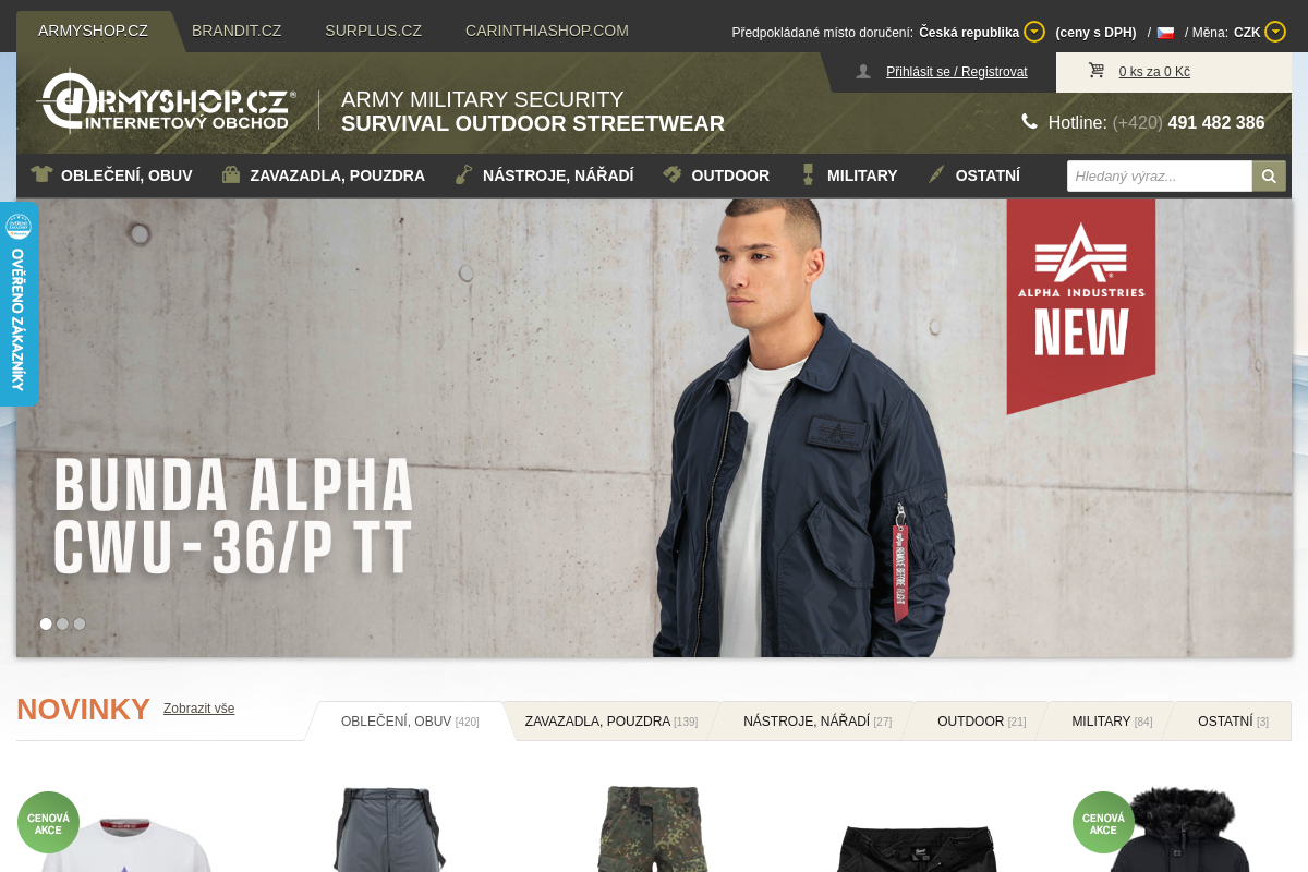 ARMYSHOP.CZ