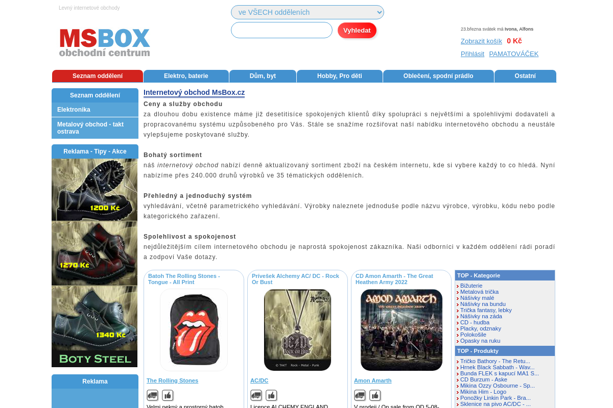 Internetovy-obchod.msbox.cz