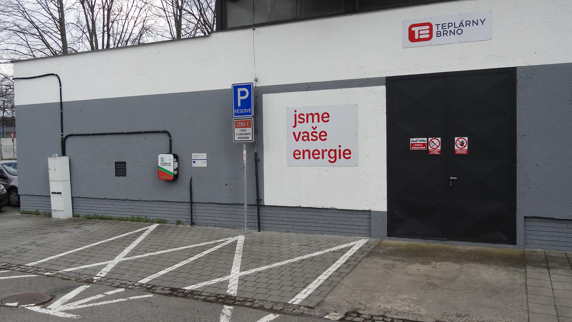 Teplárny Brno, a.s.- Nabíjecí stanice
