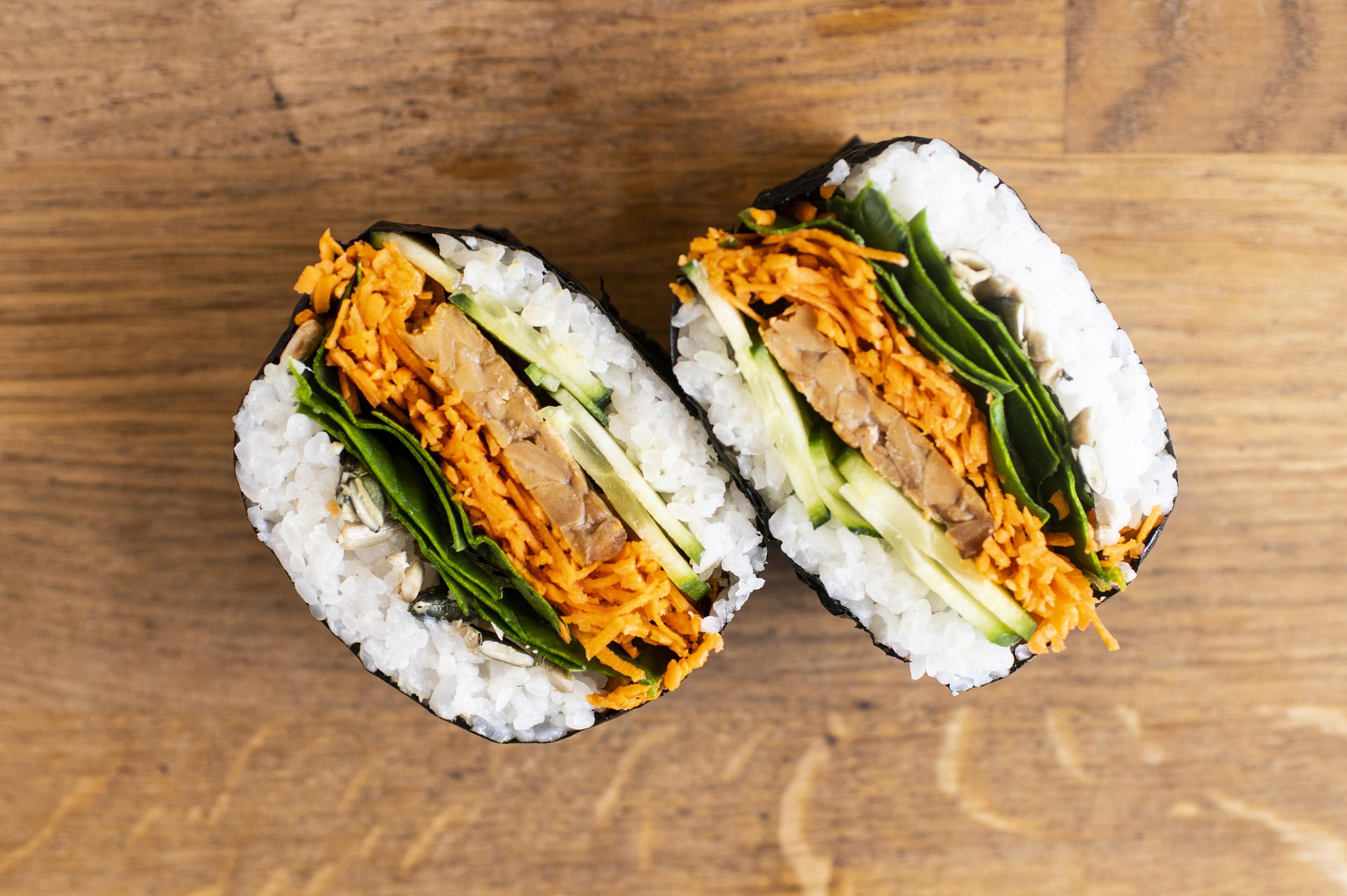 Tempeh se špenátem