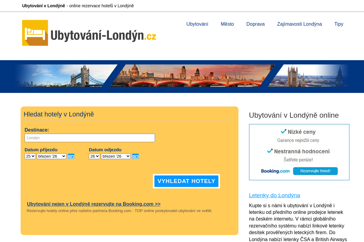Ubytování-Londýn.cz