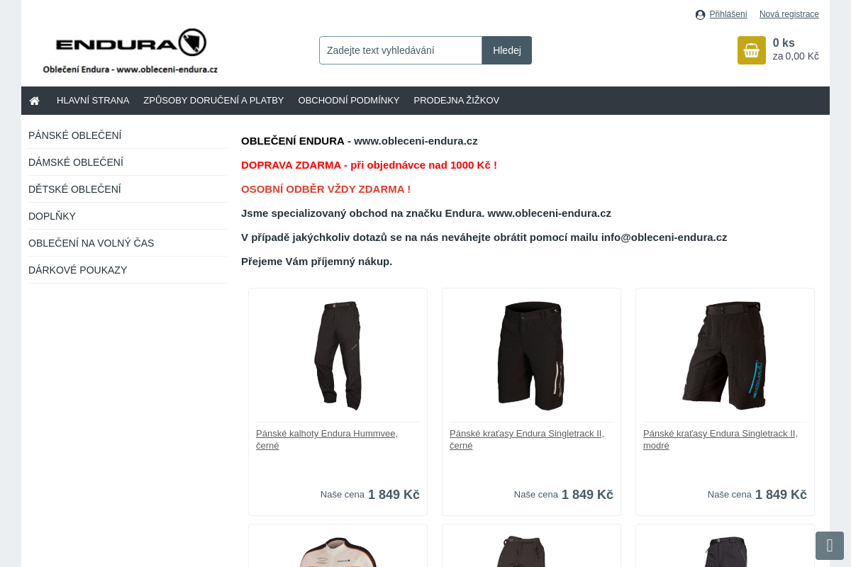 Oblečení-endura.cz foto 1