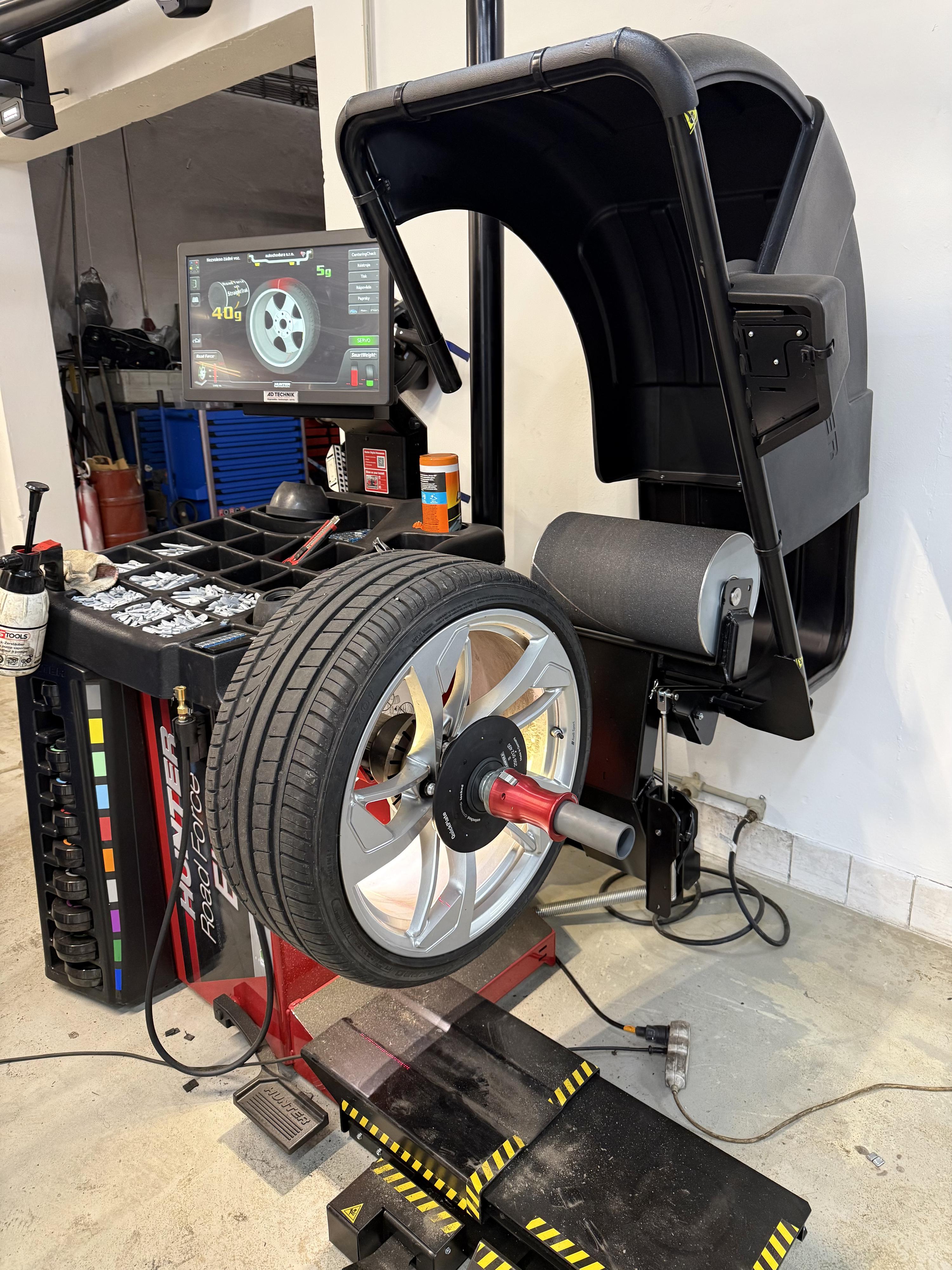 Vyvážení kol na špičkové technologii HUNTER