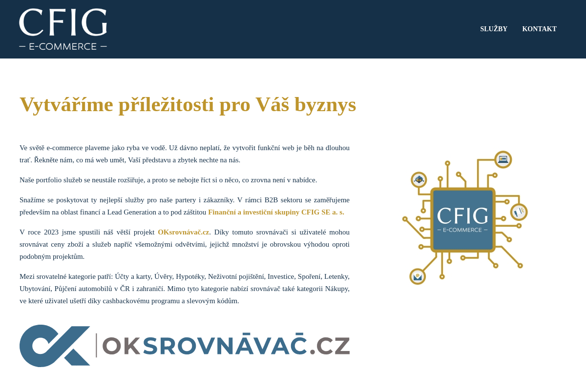 CFIG E-Commerce, a.s.