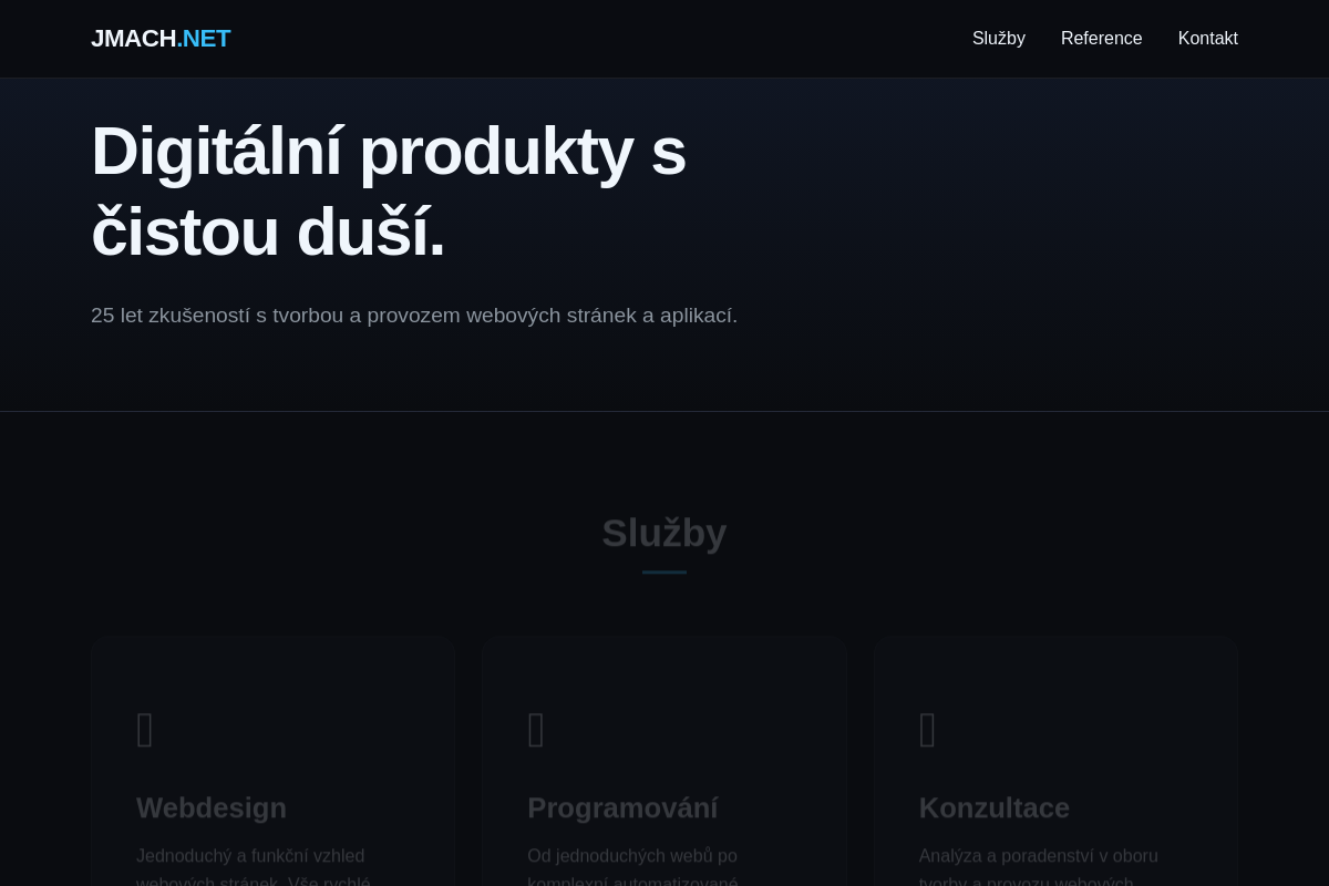 Bc. Jakub Mach - tvorba webových stránek