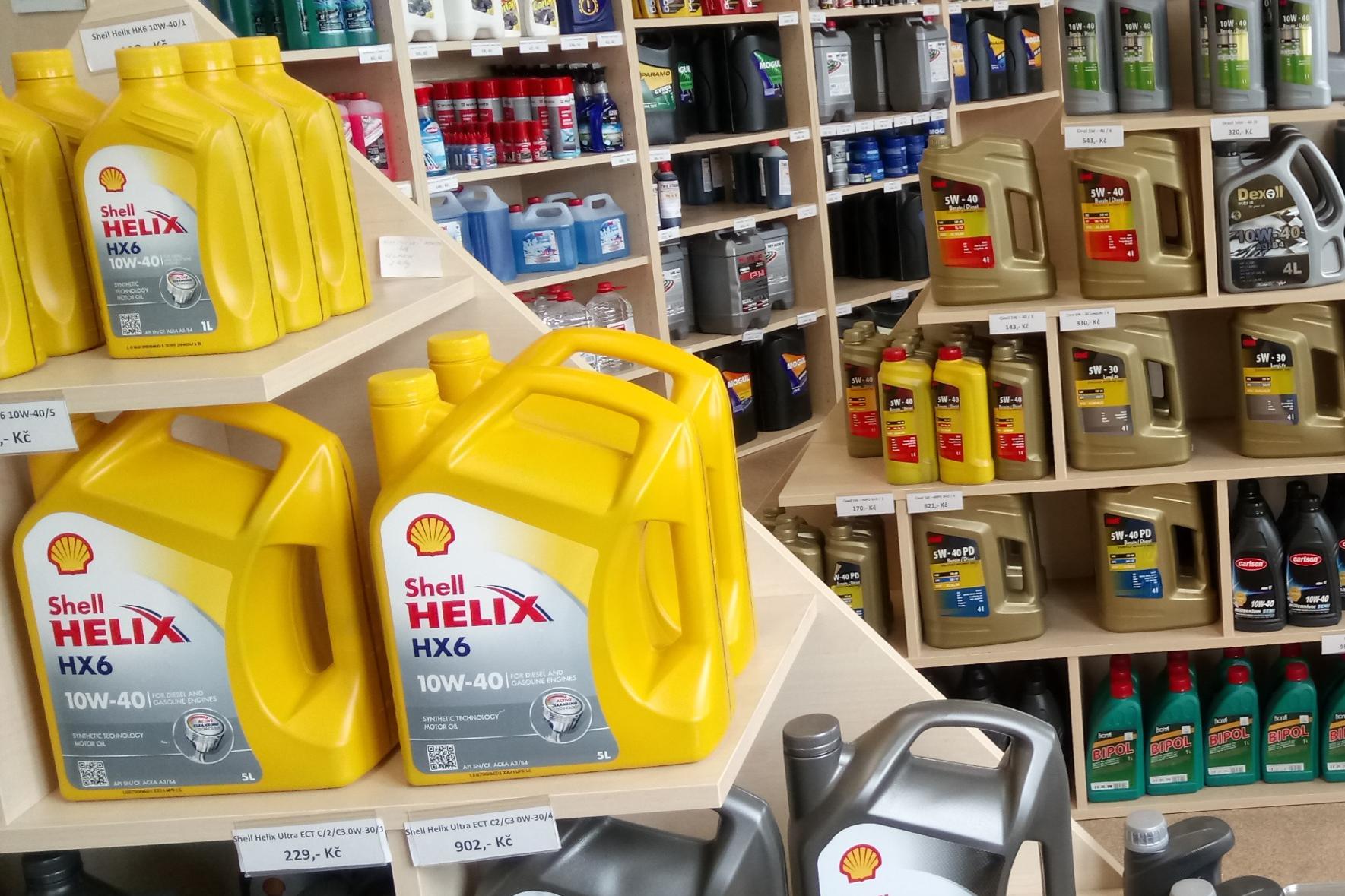 Provozní kapaliny pro automobily