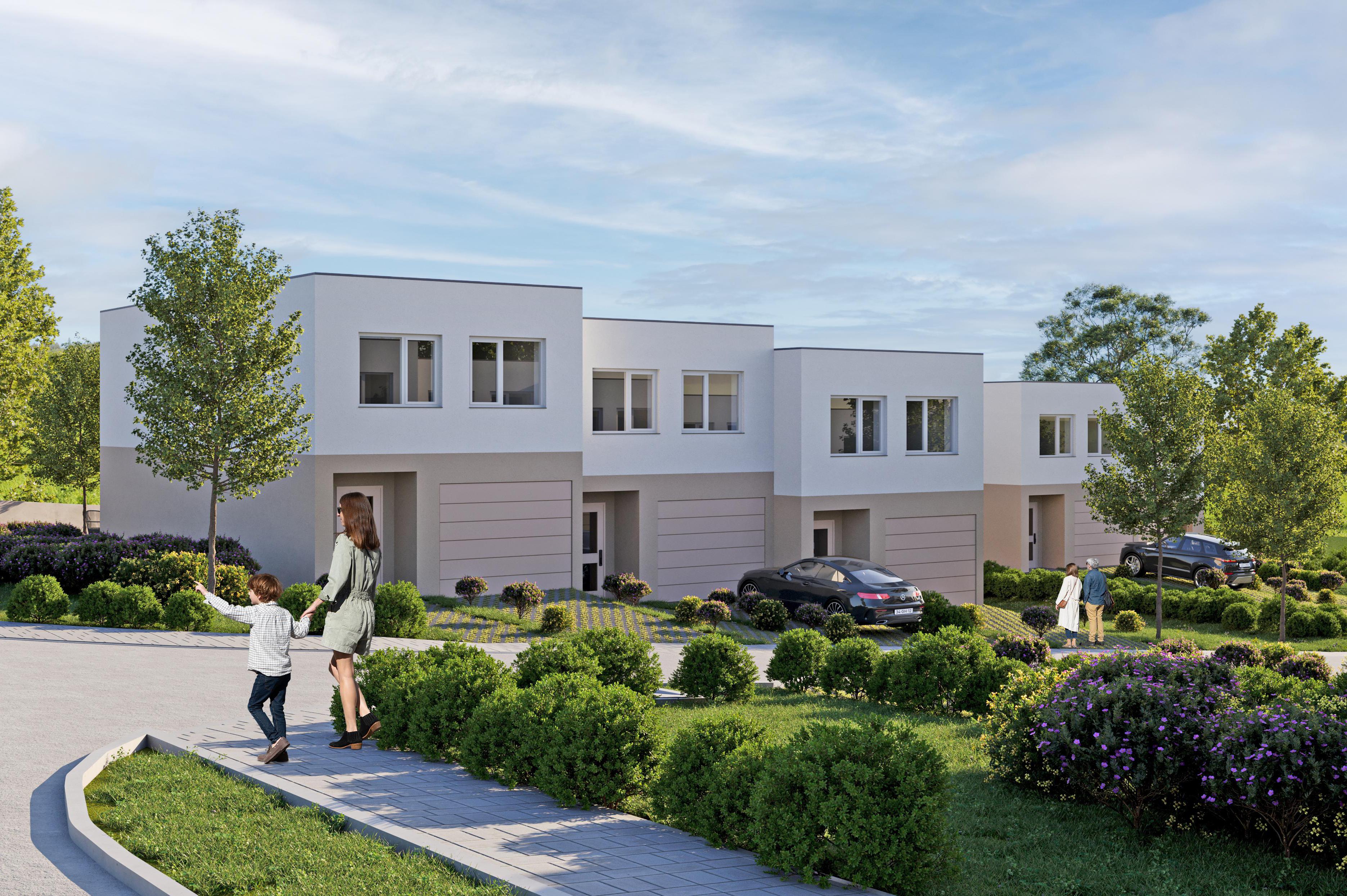 Řadové domy – nová výstavba Uherský Brod