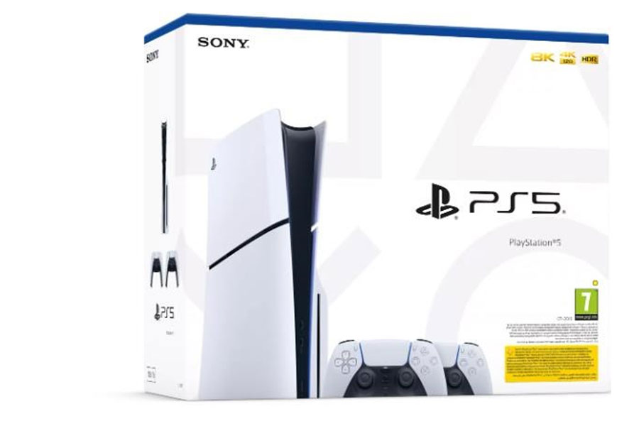 Playstation 5 Slim 1TB SSD + dva PS5 ovladače