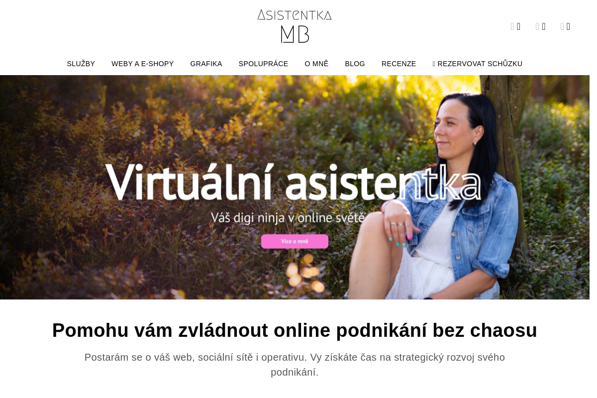 Asistentka MB | Michaela Bažilová