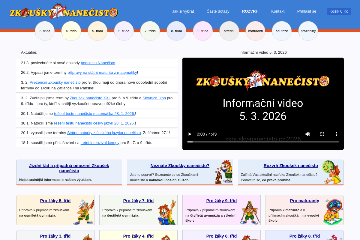 Zkousky-nanecisto.cz