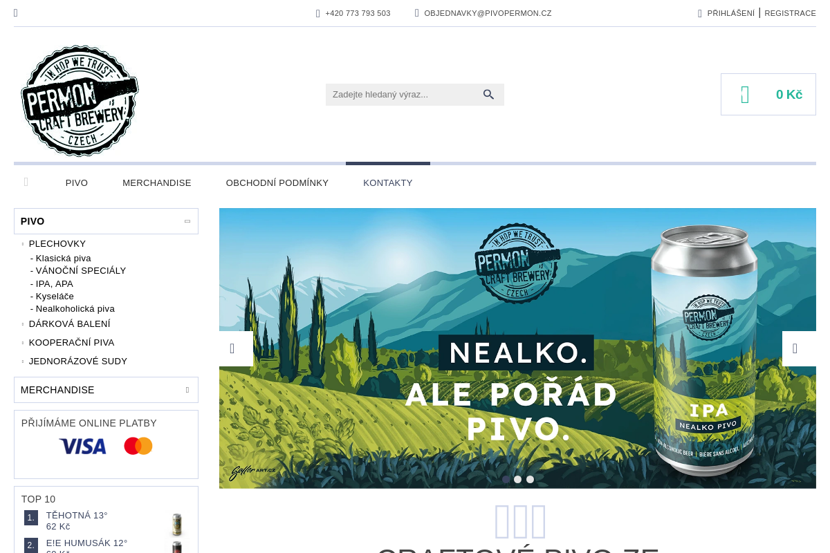 Pivovar Permon - Pivotéka