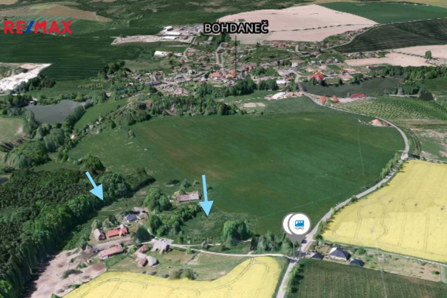 Prodej pozemku 12 497 m2, Bohdaneč