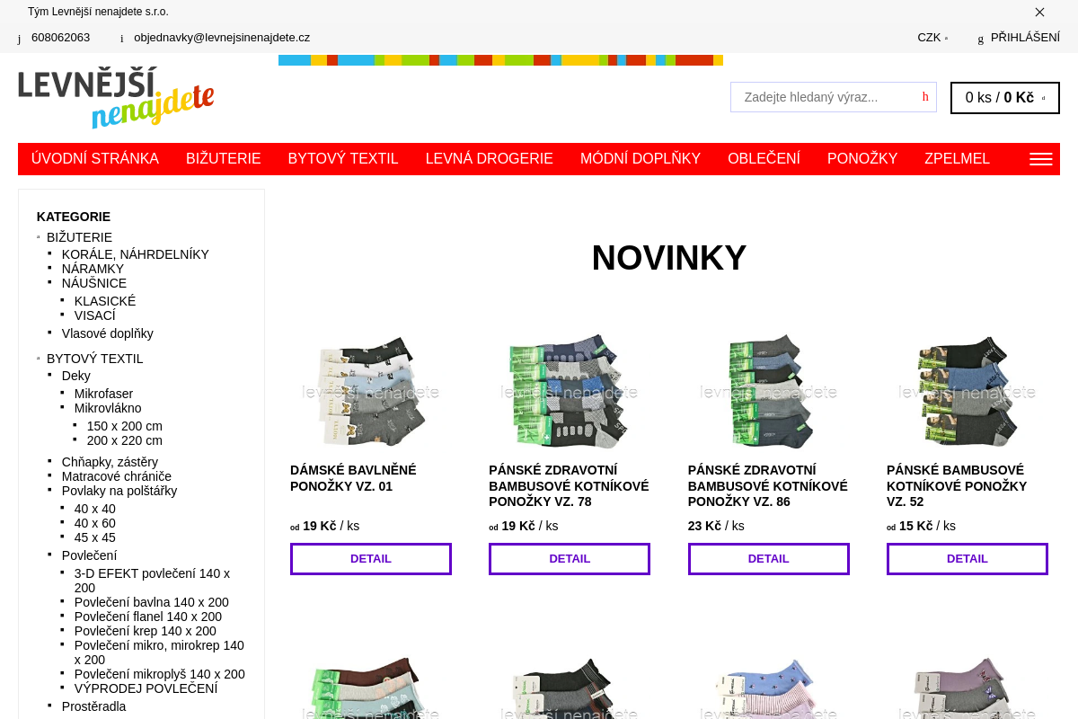 LEVNĚJŠÍ NENAJDETE s.r.o.