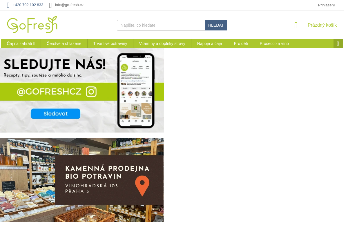 GoFresh - Zdravé a čerstvé BIO potraviny