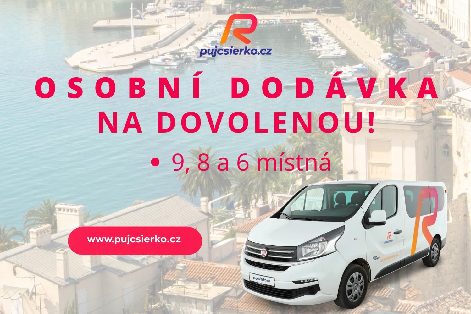 Půjč si Erko - osobní dodávka na dovolenou