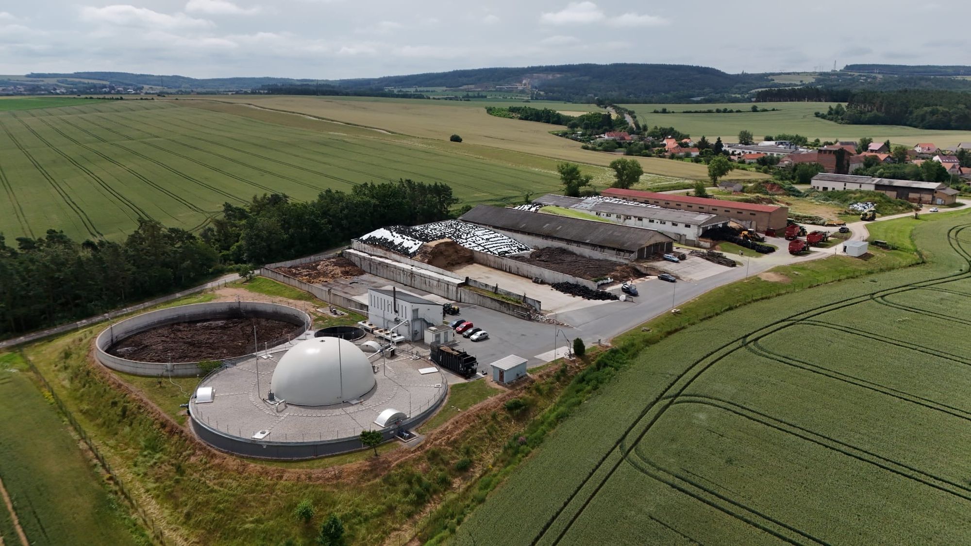 Bioplynová stanice Senomaty foto 2
