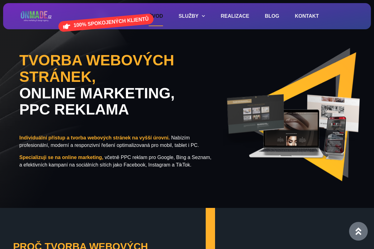 Tvorba webových stránek | Marketing | ONMADE.cz