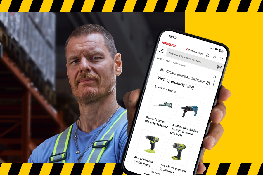 Půjčovna nářadí s rezervací online