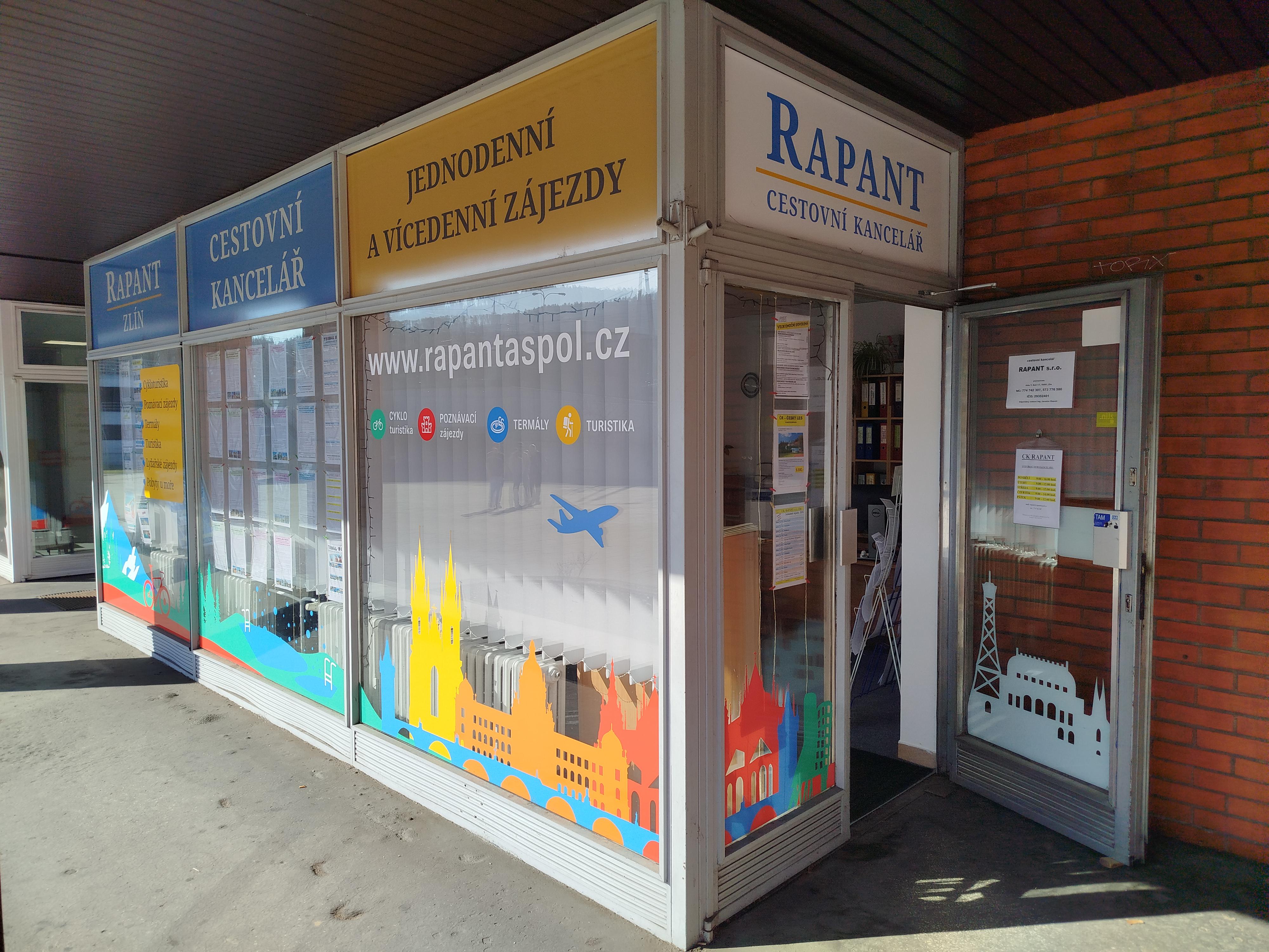 cestovní kancelář Rapant s.r.o.