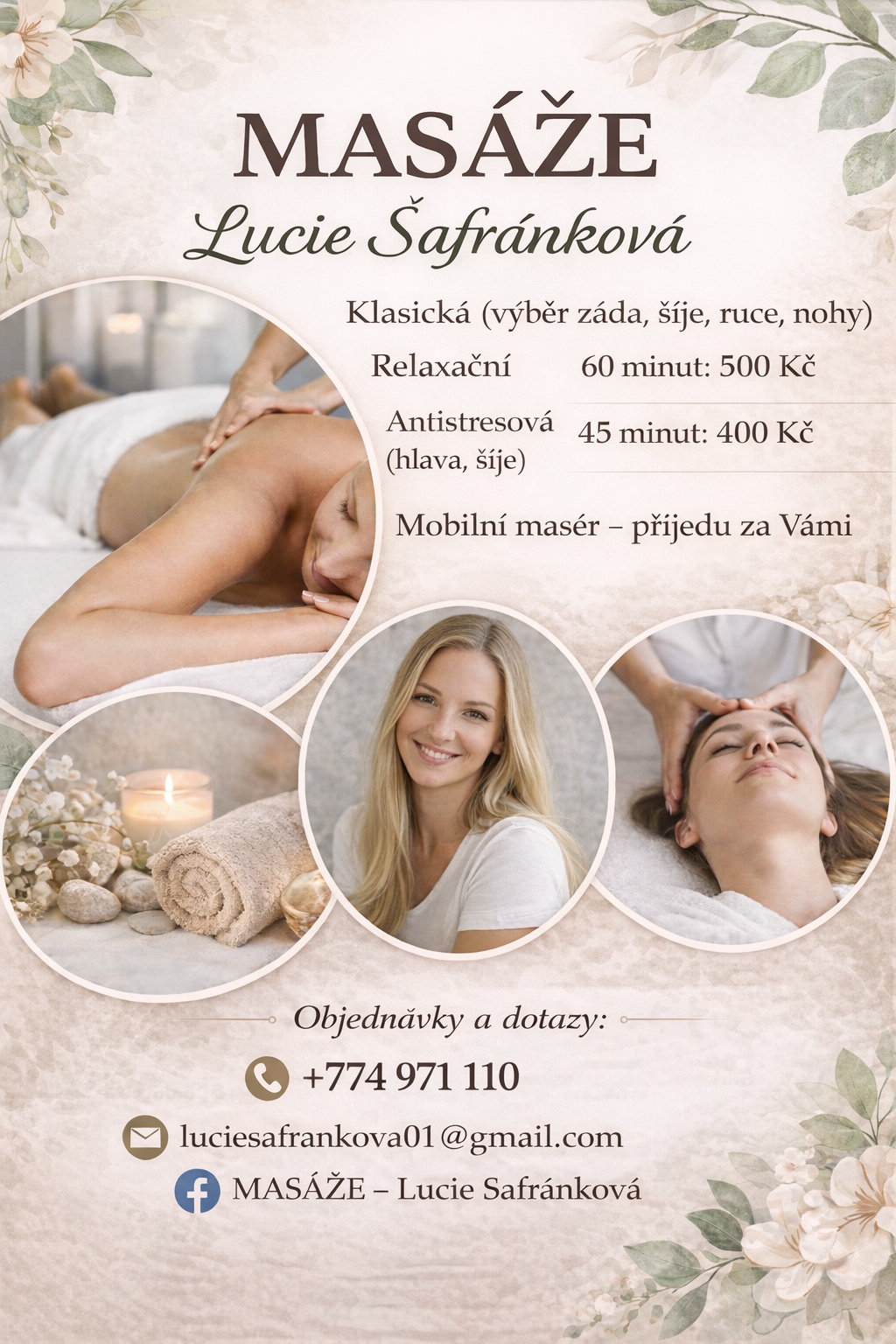 Masáže - Lucie Šafránková foto 2