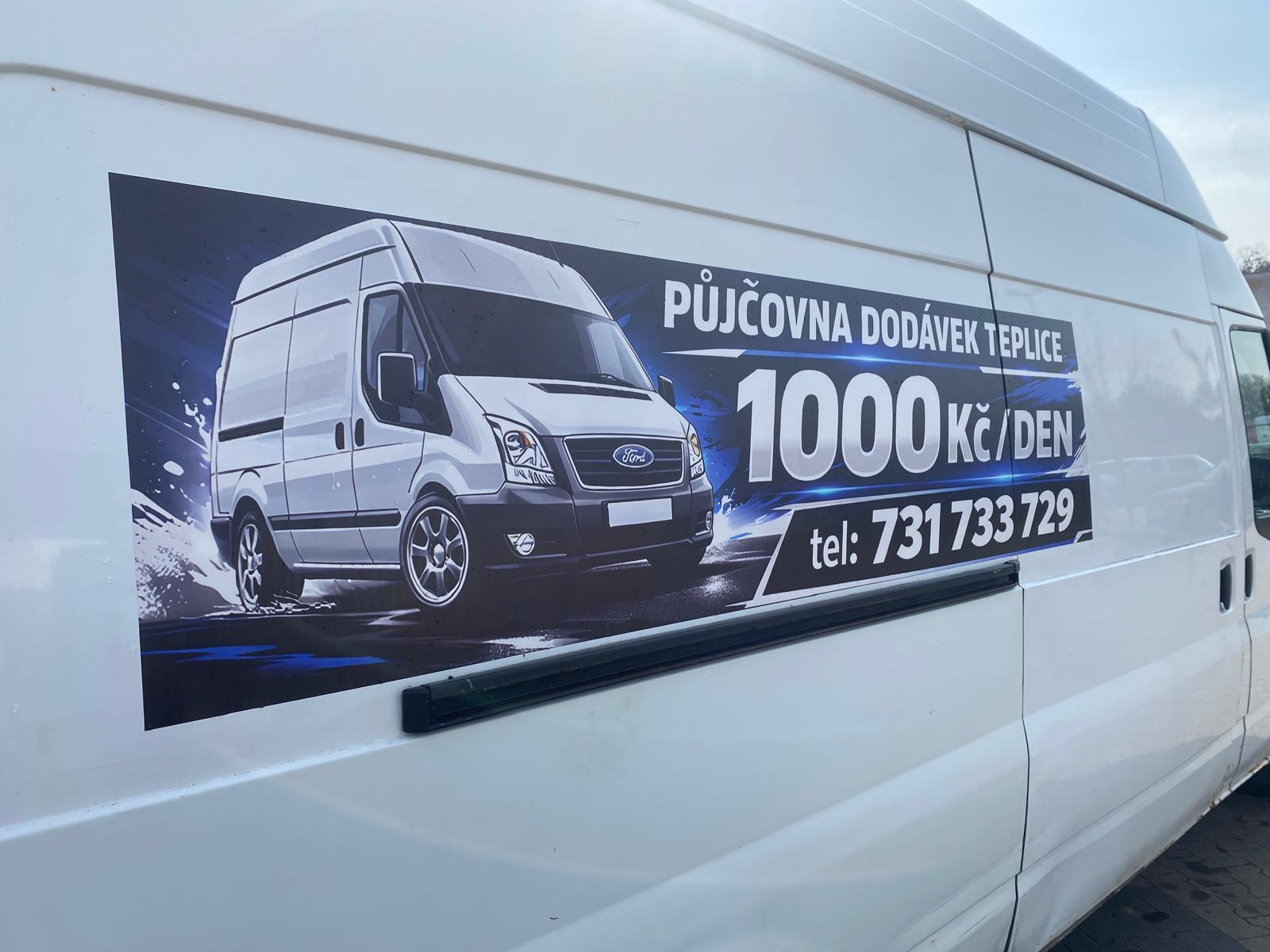Půjčovna dodávek Teplice - 1000 Kč/den foto 5