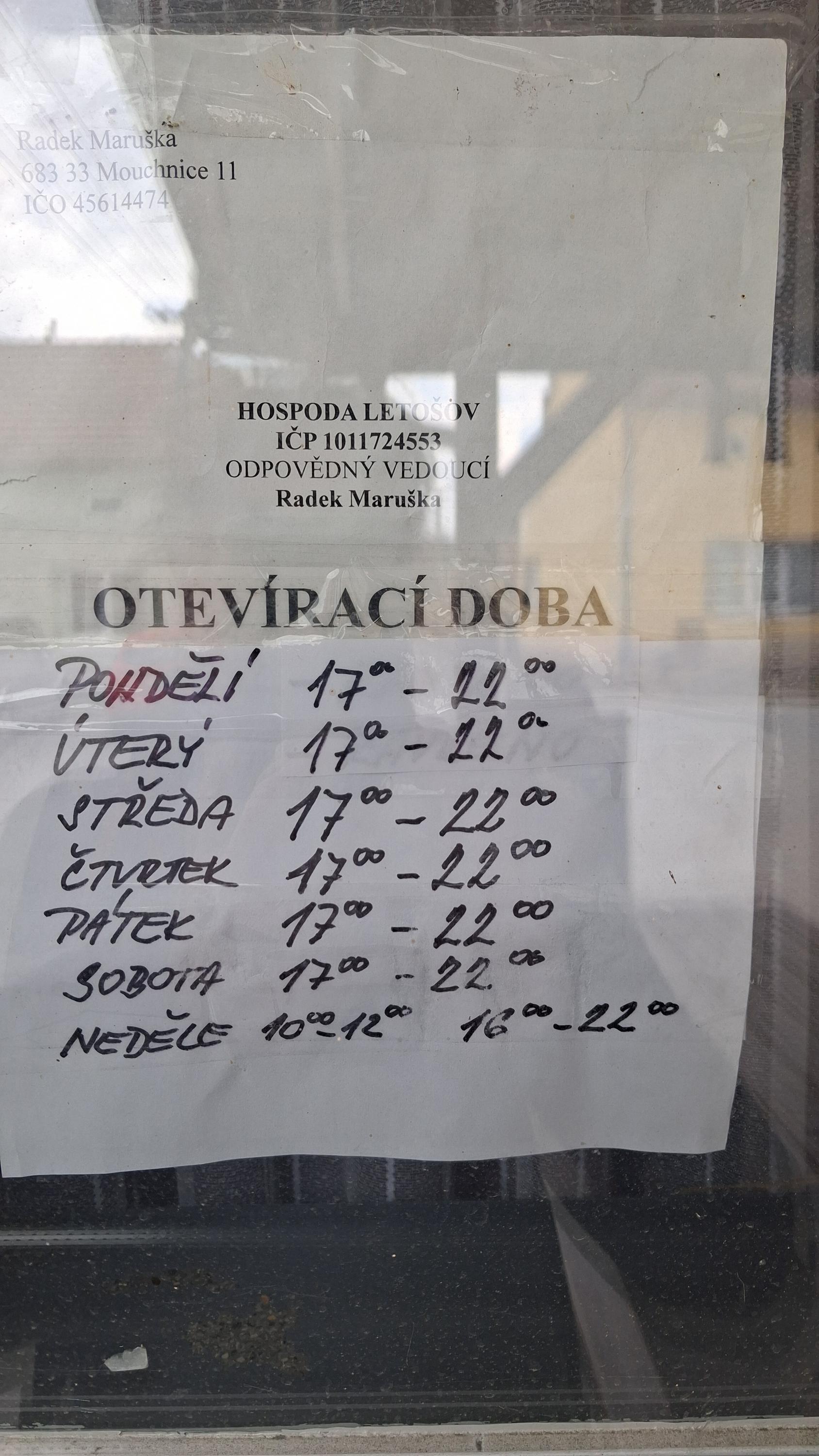 Pohostinství Letošov foto 2